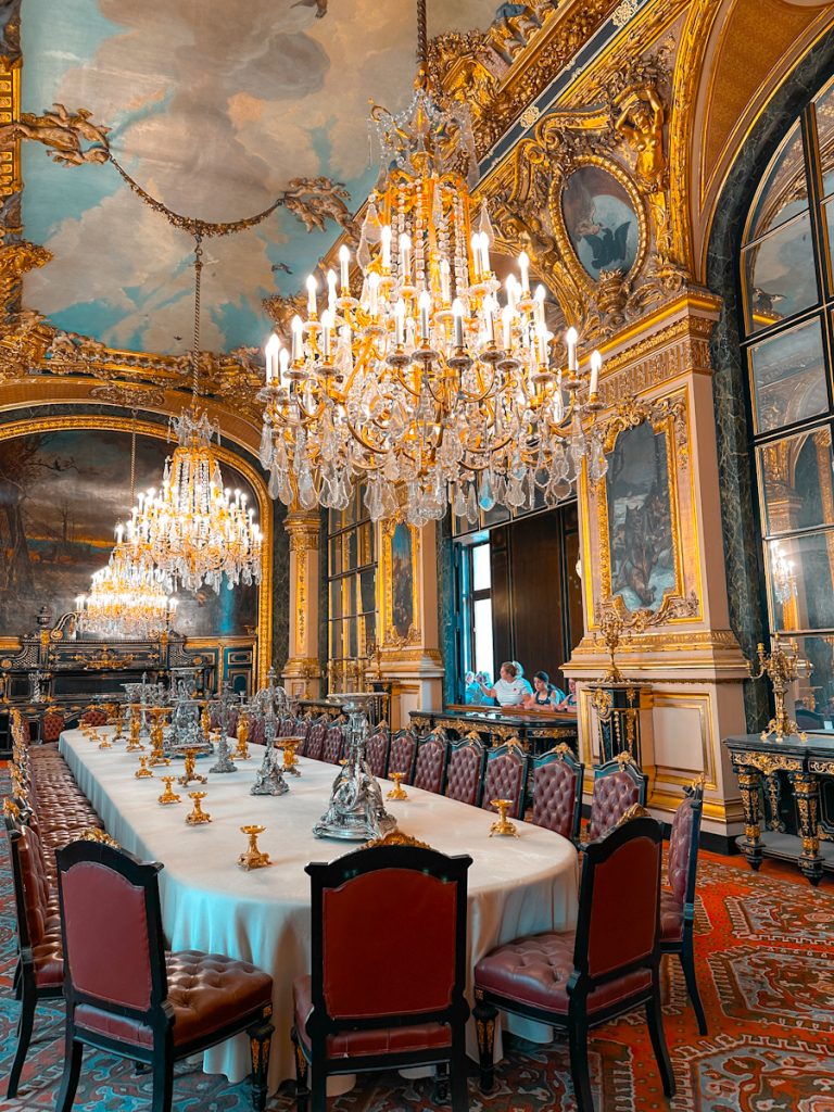 Napoleon Bonaparte Apartments inside the Louvre