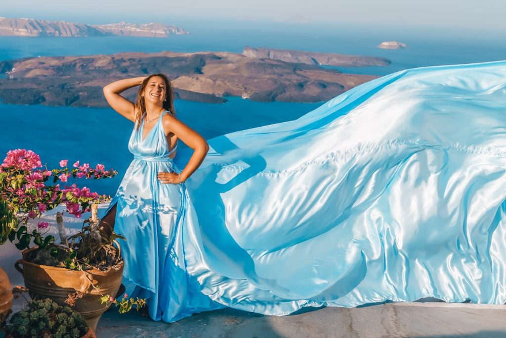 Flying Dress Santorini